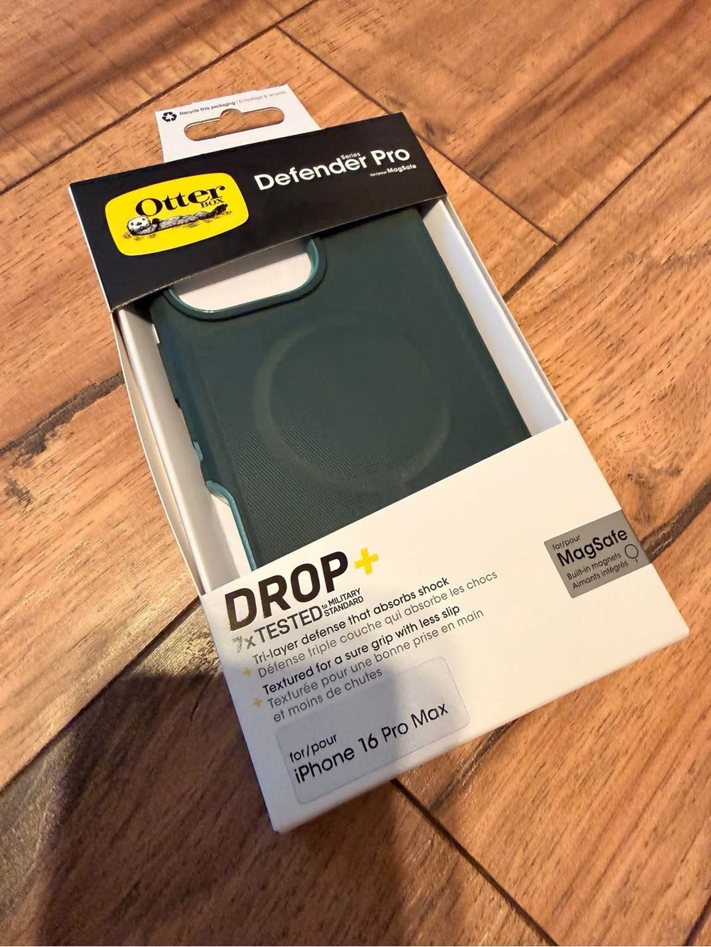 OtterBox Defender Pro Case for iPhone 16 Pro Max - Teal Green